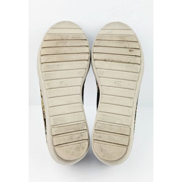 Easy Spirit Esclarita Leather Animal Print Wedge - Size 6.5 - Picture 7 of 7